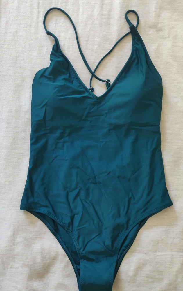 NWT Low Back Strappy One Piece Swimsuit